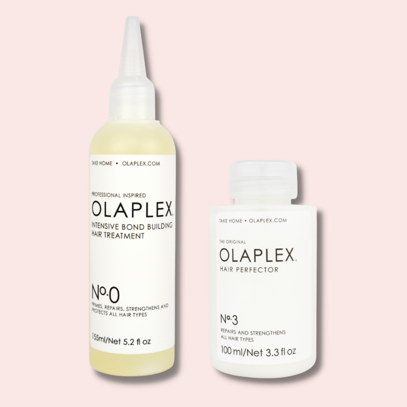 Alternative view of OLAPLEX No.0 and No.3 Intensive Hair Treatment Kit